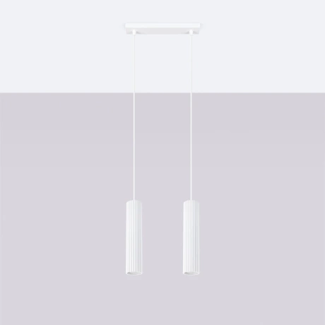 Lampe suspendue KARBON 2 blanc