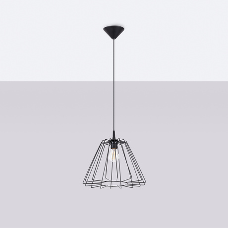 Lampe suspendue TRAPO noir