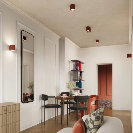 Applique AURA rouge ochra G9