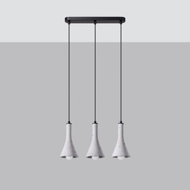 Lampe suspendue REA 3L béton