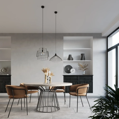 Lampe pendante GATE noir