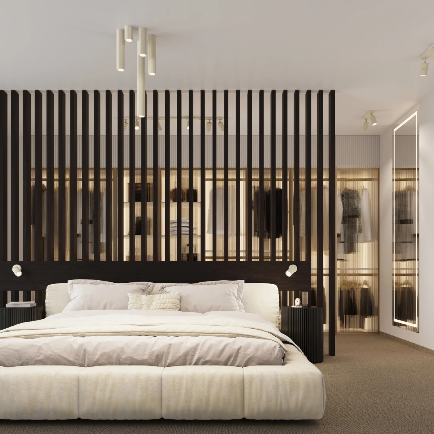 Plafonnier KARBON 40 beige