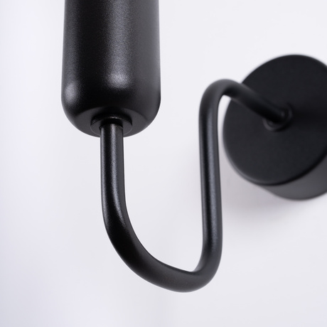 Applique VECTOR noir + 1X ampoule LED E27 3000K 7W 760lm