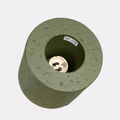 Plafonnier ORBIS béton vert olive