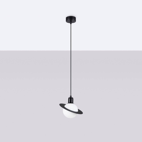 Lampe suspendue HYPERION 1 noir + 1x ampoule LED G9 4000K Cold 4,5W 460lm