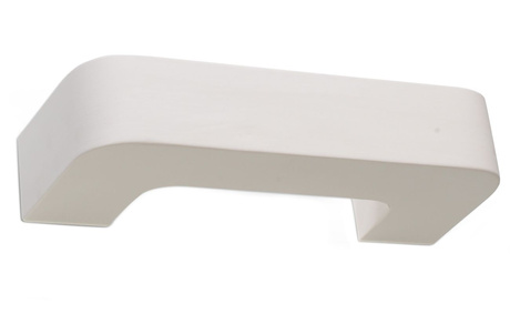 Applique en céramique MAGNET blanc + 1x ampoule LED E27 3000K Warm 7.5W 620lm