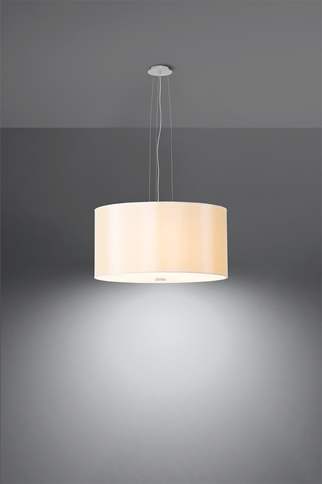 Lustre OTTO 50 blanc + 5x ampoule LED E27 4000K Froid 7.5W 650lm