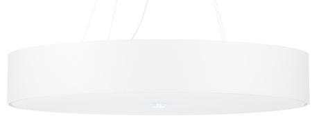 Lustre SKALA 80 blanc + 6x ampoule LED E27 4000K Froid 7.5W 650lm