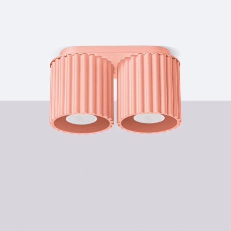 Plafonnier AURA 2 peach GU10