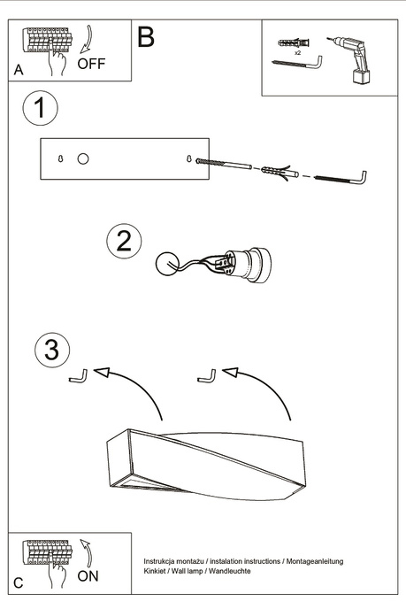 Applique en céramique SIGMA MINI blanc + 1x ampoule LED E27 3000K Warm 7.5W 620lm