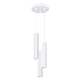 Lampe suspendue KARBON 3P blanc