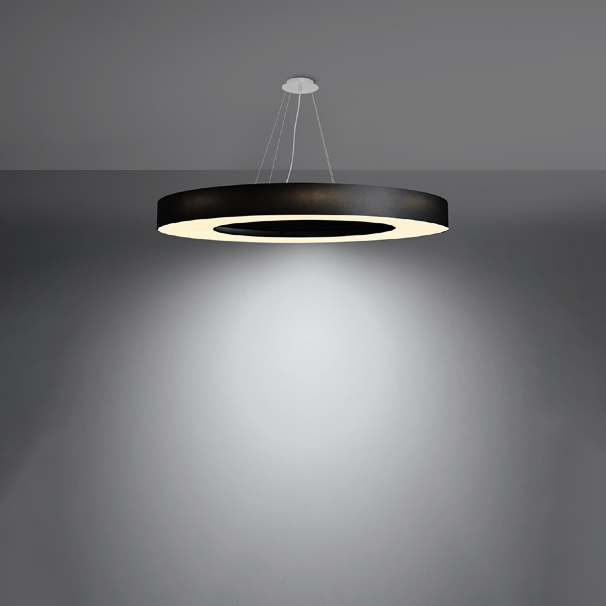 Lustre SATURNO SLIM 90 noir