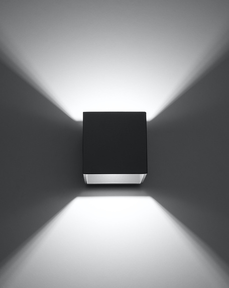 Applique QUAD 1 anthracite + 1x ampoule LED G9 3000K chaude 4,5W 510lm