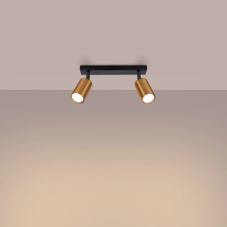 Plafonnier WINX 2 noir/cooper