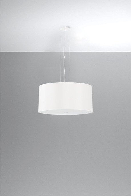 Lustre OTTO 50 blanc + 5x ampoule LED E27 4000K Froid 7.5W 650lm