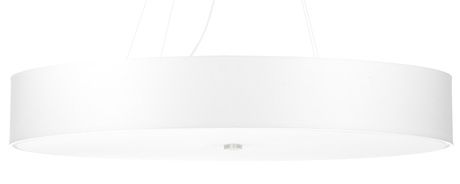 Lustre SKALA 90 blanc + 6x ampoule LED E27 4000K Froid 7.5W 650lm