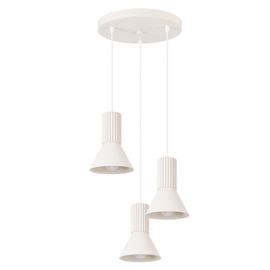 Lampe suspendue ESTRIA 3P beige