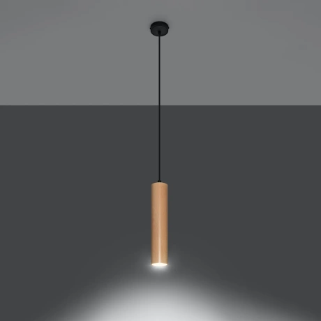 Lampe suspendue LINO bois