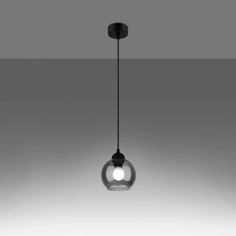 Lampe pendante ALINO 1 noir