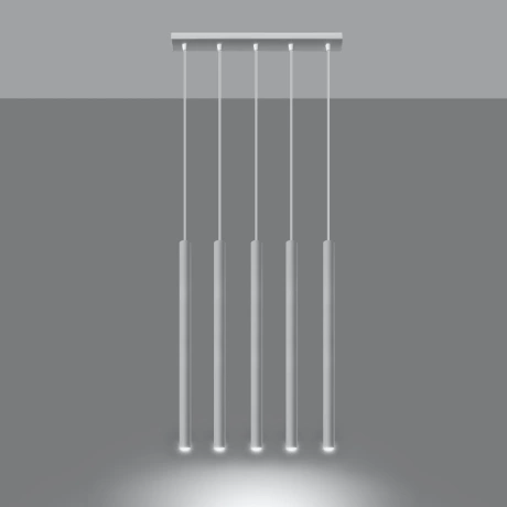 Lampe pendante PASTELO 5 blanc