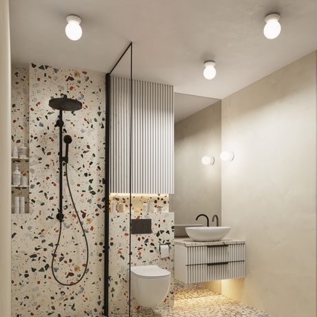 Plafonnier ZORI blanc IP44