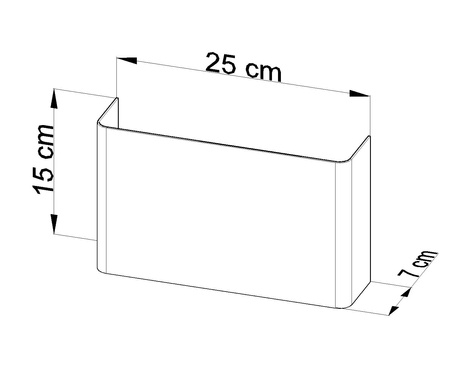 Applique COPERTURA blanc +2xLED G9 4000K Froid 4.5W 530lm