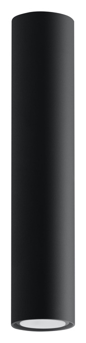 Plafond LAGOS 30 noir + 1x ampoule LED GU-10 3000K Warm 7W 620lm