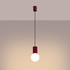 Lampe suspendue HALO 1 bordeaux