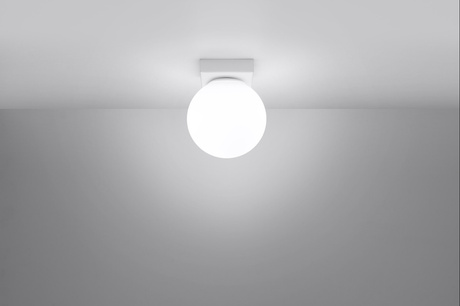Plafond YOLI 1 blanc + 1x ampoule LED G9 4000K froide 4.5W 460lm