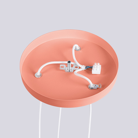 Lampe pendante HALO 3P peach