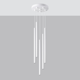 Lampe suspendue PASTELO 5P blanc