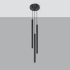 Lampe pendante PASTELO 3P noir