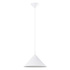 ZUMA lampe suspendue blanche + 1x ampoule LED E27 4000K froide 7,5W 690lm