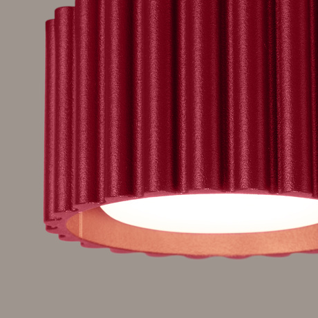 Plafonnier AURA 1 bordeaux Gx53