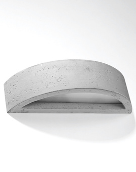 Applique ATENA béton + 1x ampoule LED E27 4000K Froid 7.5W 650lm