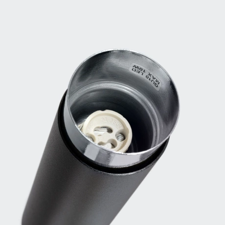 Plafonnier NERO 12,5 noir/chrom