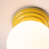 Plafonnier ZORI jaune IP44