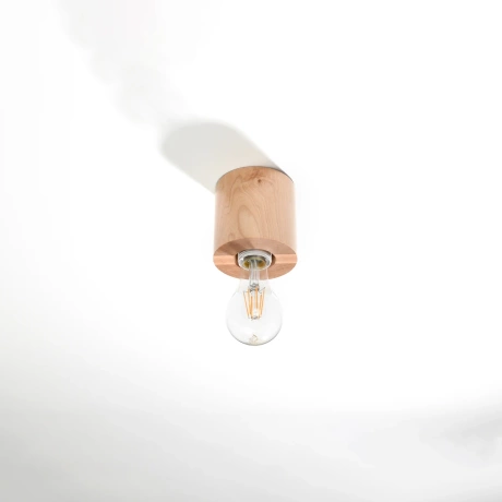 Plafonnier SALGADO en bois naturel