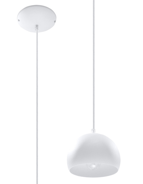 BOLA 1 lampe suspendue blanche