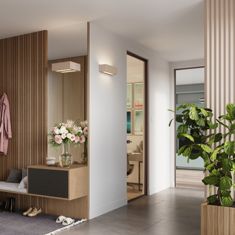 Applique en céramique RIGATA taupe