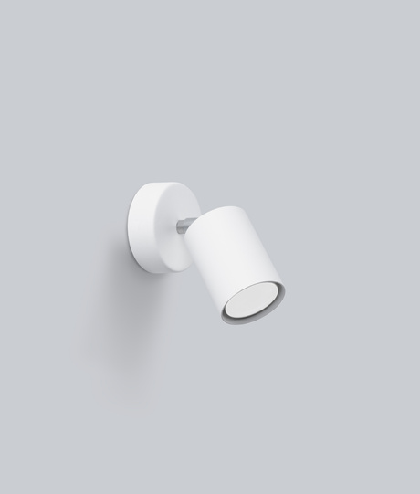 Applique LEMMI 1 blanche + 1x ampoule LED GU-10 3000K Warm 7W 510lm