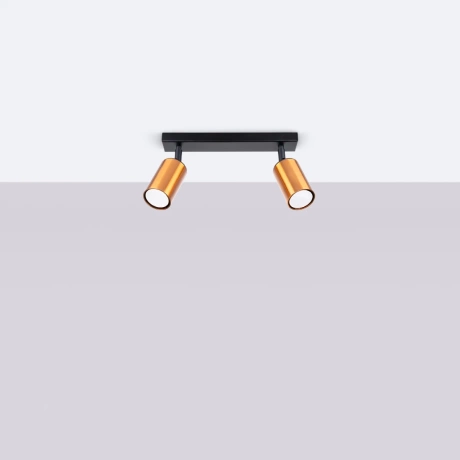 Plafonnier WINX 2 noir/cooper