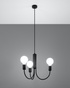 Lustre PICCOLO 3 + 3x Ampoule LED E27 4000K Froid 7.5W 650lm
