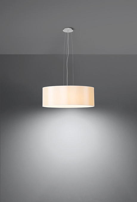 Lustre ROLLO 45 blanc + 3x ampoule LED E27 4000K Froid 7.5W 650lm