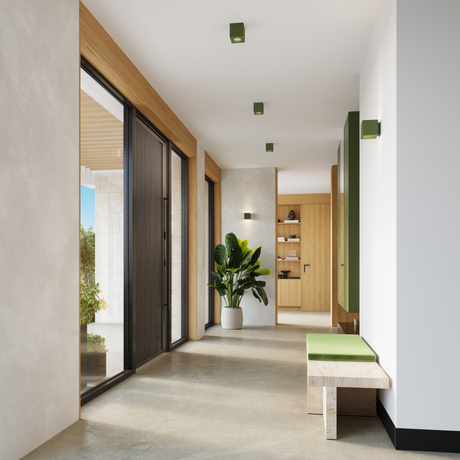 Applique QUAD béton vert olive