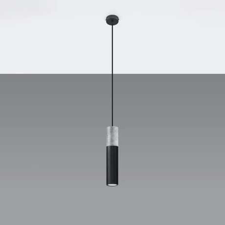 Lampe pendante BORGIO 1 noir