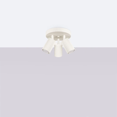 Plafonnier KARBON 3P beige