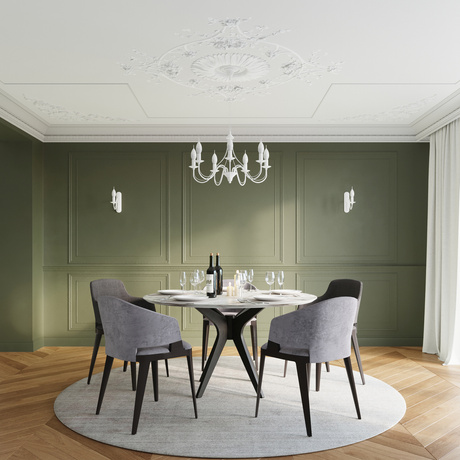 Lustre MINERWA 3 blanc + 3x ampoule LED E14 3000K Warm 7.5W 620lm