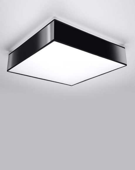 Plafond HORUS 55 BLACK + 4x ampoule LED E27 4000K Cold 7.5W 650lm