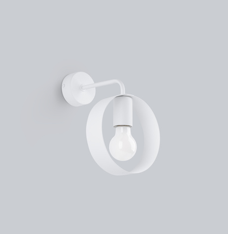 Applique TITRAN 1 blanche + 1x ampoule LED E27 3000K Warm 7.5W 620lm